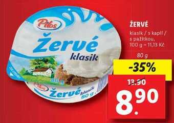 Lidl Žervé, 80 g nabídka