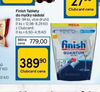 Tesco Finish tablety do myčky nabídka