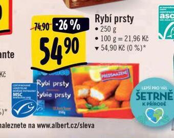 Albert Rybí prsty nabídka
