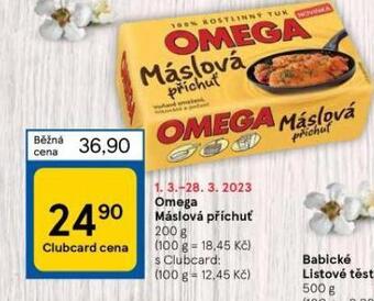 Omega máslová příchuť