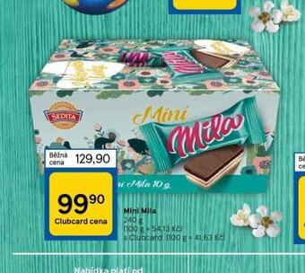 Tesco Mini mila nabídka