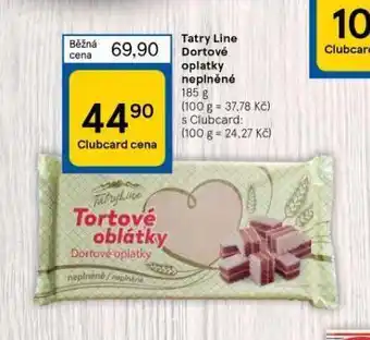 Tesco Dortové oplatky nabídka