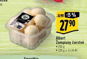 Albert Žampiony čerstvé nabídka