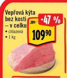 Albert Vepřová kýta bez kosti nabídka
