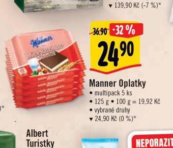 Albert Manner oplatky nabídka