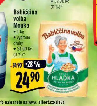 Albert Babiččina volba mouka nabídka