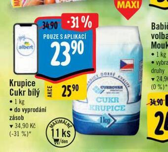 Albert Krupice cukr nabídka