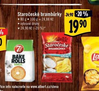 Albert Staročeské brambůrky nabídka