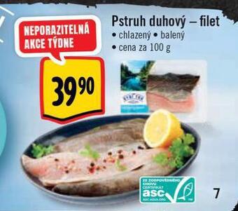 Albert Pstruh duhový filet nabídka