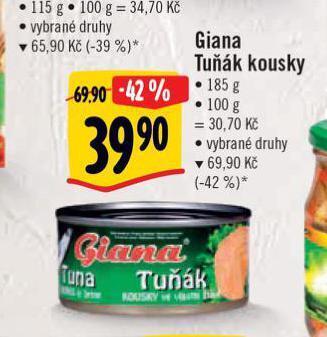 Albert Giana tuňák kousky nabídka
