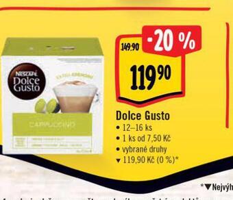 Albert Kávové kapsle dolce gusto nabídka