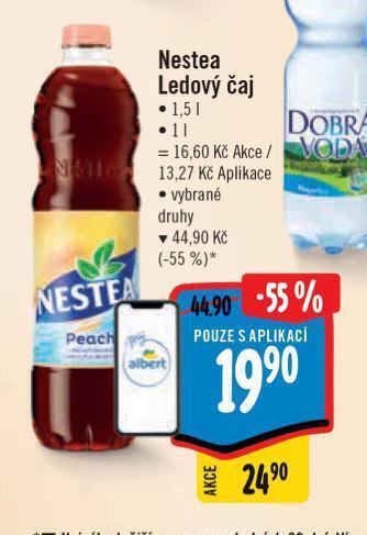 Albert Nestea ledový čaj nabídka