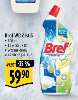 Albert Bref wc čistič nabídka