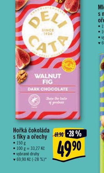 Albert Hořká čokoláda s fíky a ořechy nabídka