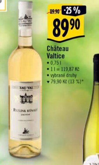 Albert Cháteau Valtice 0,75l nabídka
