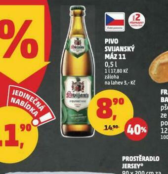 Penny Market Pivo svijanský máz 11 nabídka