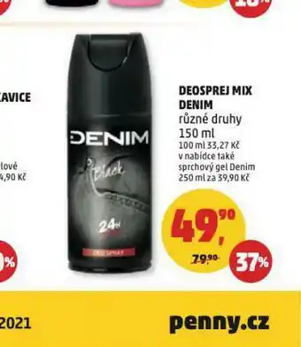 Penny Market Denim deosprej mix nabídka
