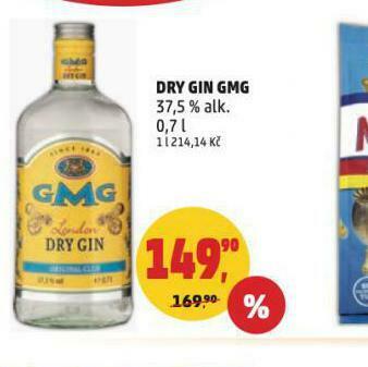 Penny Market Dry gin gmg nabídka