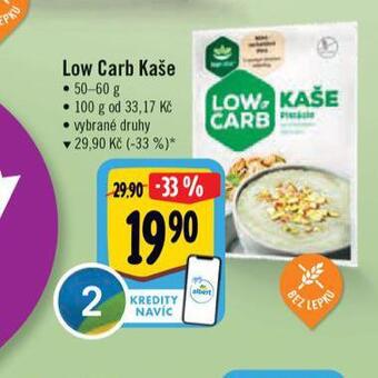 Albert Low carb kaše nabídka