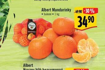 Albert Mandarinky nabídka
