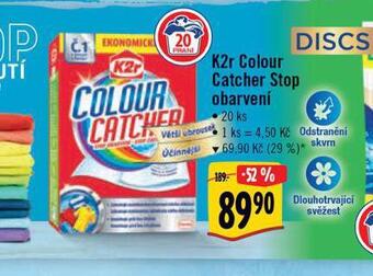 Albert K2r colour catcher stop obarvení nabídka