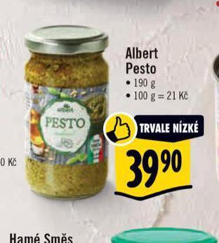 Albert Albert pesto nabídka