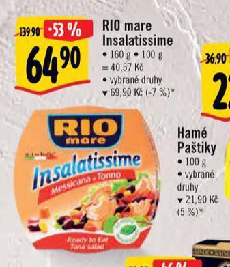 Albert Rio mare insalatissime nabídka