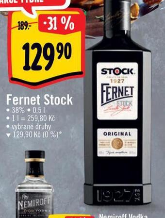 Albert Fernet stock nabídka