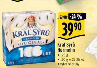 Albert Král sýrů hermelín nabídka