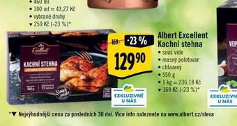 Albert Albert excellent kachní stehna nabídka