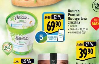 Albert Nature´s promise bio jogurtová zmrzlina nabídka