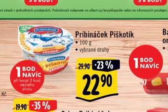 Albert Pribináček piškotík nabídka