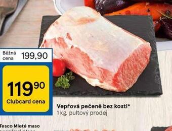Tesco Vepřová pečeně bez kosti nabídka