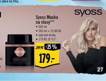 Albert Syoss maska na vlasy nabídka