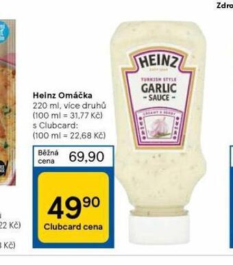 Tesco Heinz omáčka nabídka