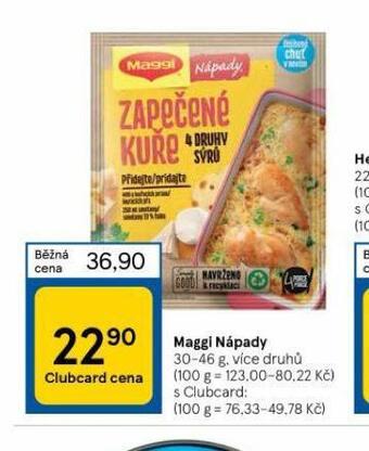 Tesco Maggi nápady nabídka