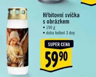 Albert Hřbitovní svíčka s obrázkem nabídka