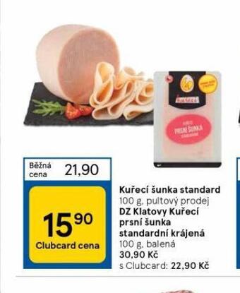 Tesco Kuřecí šunka nabídka