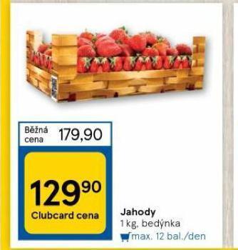 Tesco Jahody nabídka