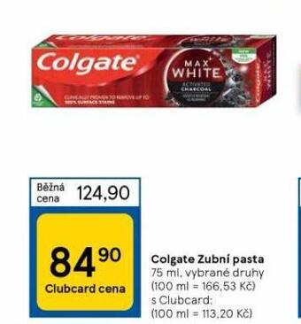 Tesco Colgate zubní pasta nabídka