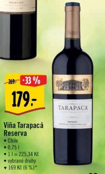 Albert Vina Tarapacá Reserva 0,75l nabídka
