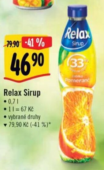 Albert Relax Sirup 0,7l nabídka