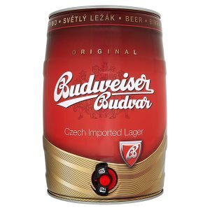 Terno Budweiser budvar světlý ležák sud 5l nabídka