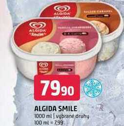Terno Algida smile 1000 ml nabídka