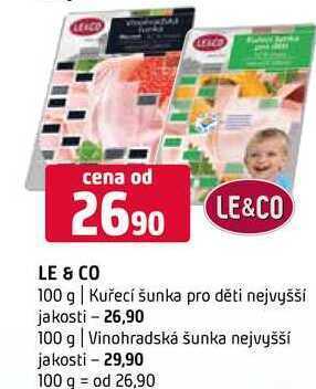 Terno Le & co 100 g nabídka