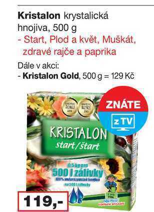 Barvy a laky drogerie Kristalon krystalická hnojiva, 500 g nabídka