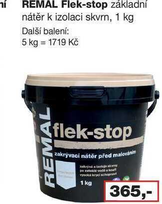 Remal flek-stop základní nátěr k izolaci skvrn, 1 kg