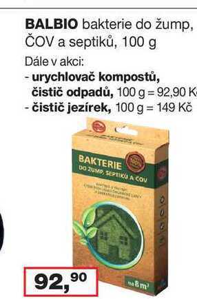 Barvy a laky drogerie Balbio bakterie do žump, čov a septiků, 100 g nabídka