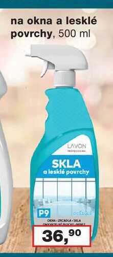 Lavon na okna a lesklé povrchy, 500 ml