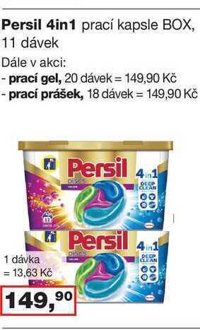Ráj drogerie Persil 4in1 prací kapsle box, 11 dávek nabídka